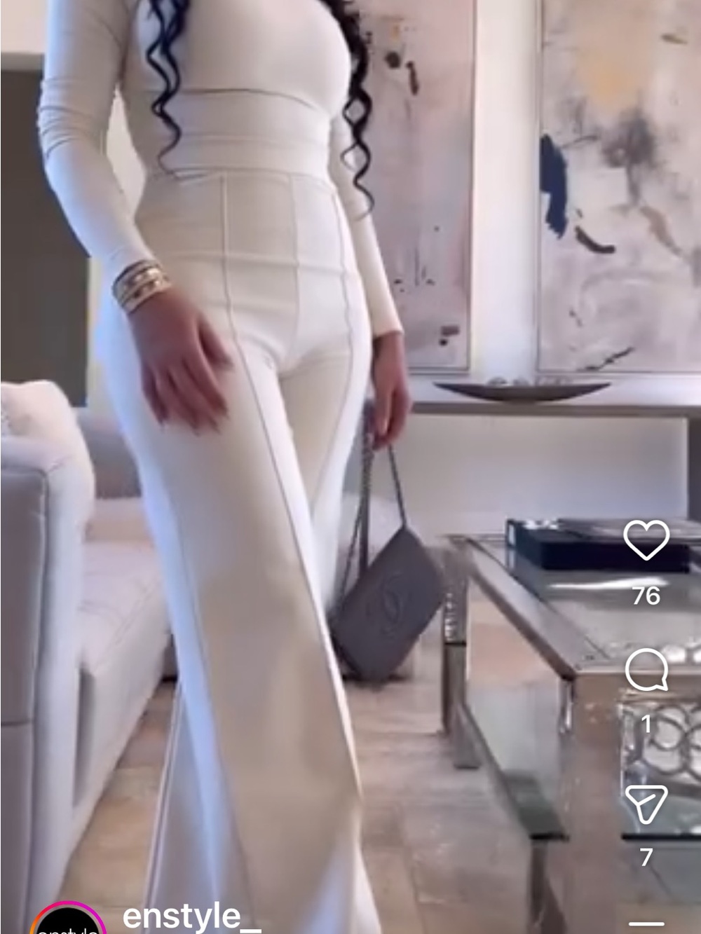 Cream Long Sleeve Jumpsuit